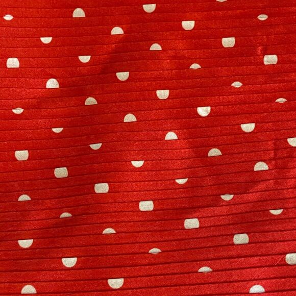 Bandana Wide Head Band Hair Wrap Orange Polka Dot Rosie the Riveter Alternative - Picture 4 of 5